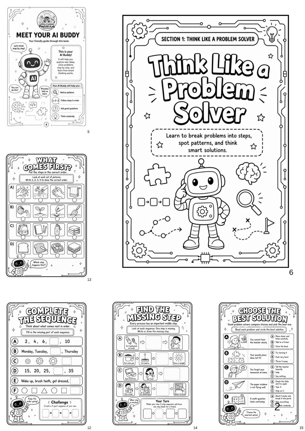 Introduction to AI & Computational Thinking Activity Book