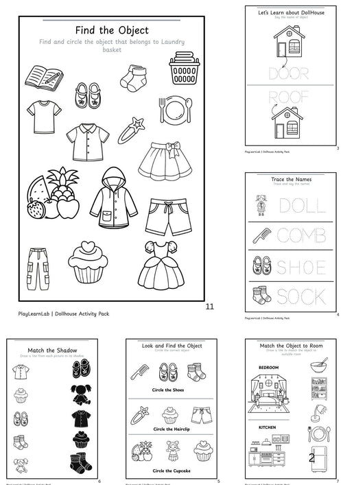 Dream Dollhouse Activity Pack