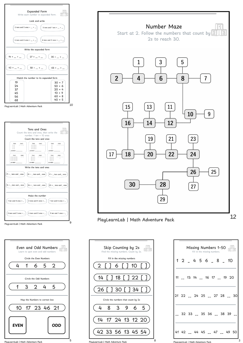 Math Adventure Pack