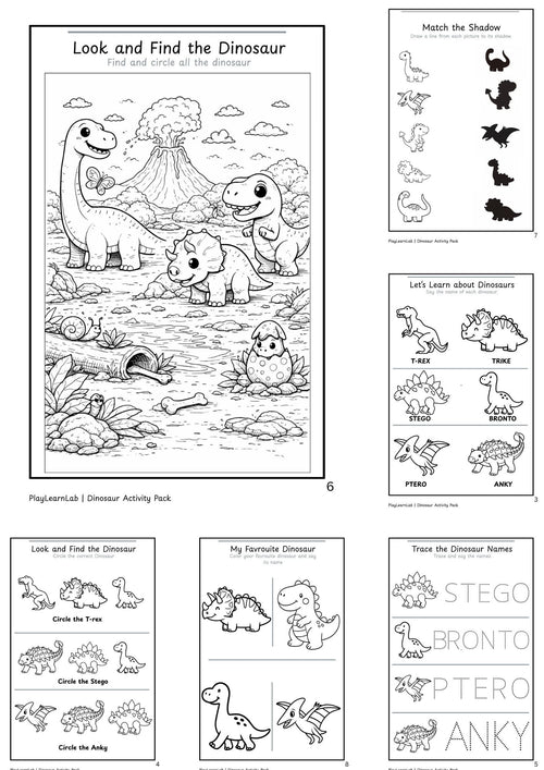 Dinosaur Activity Pack