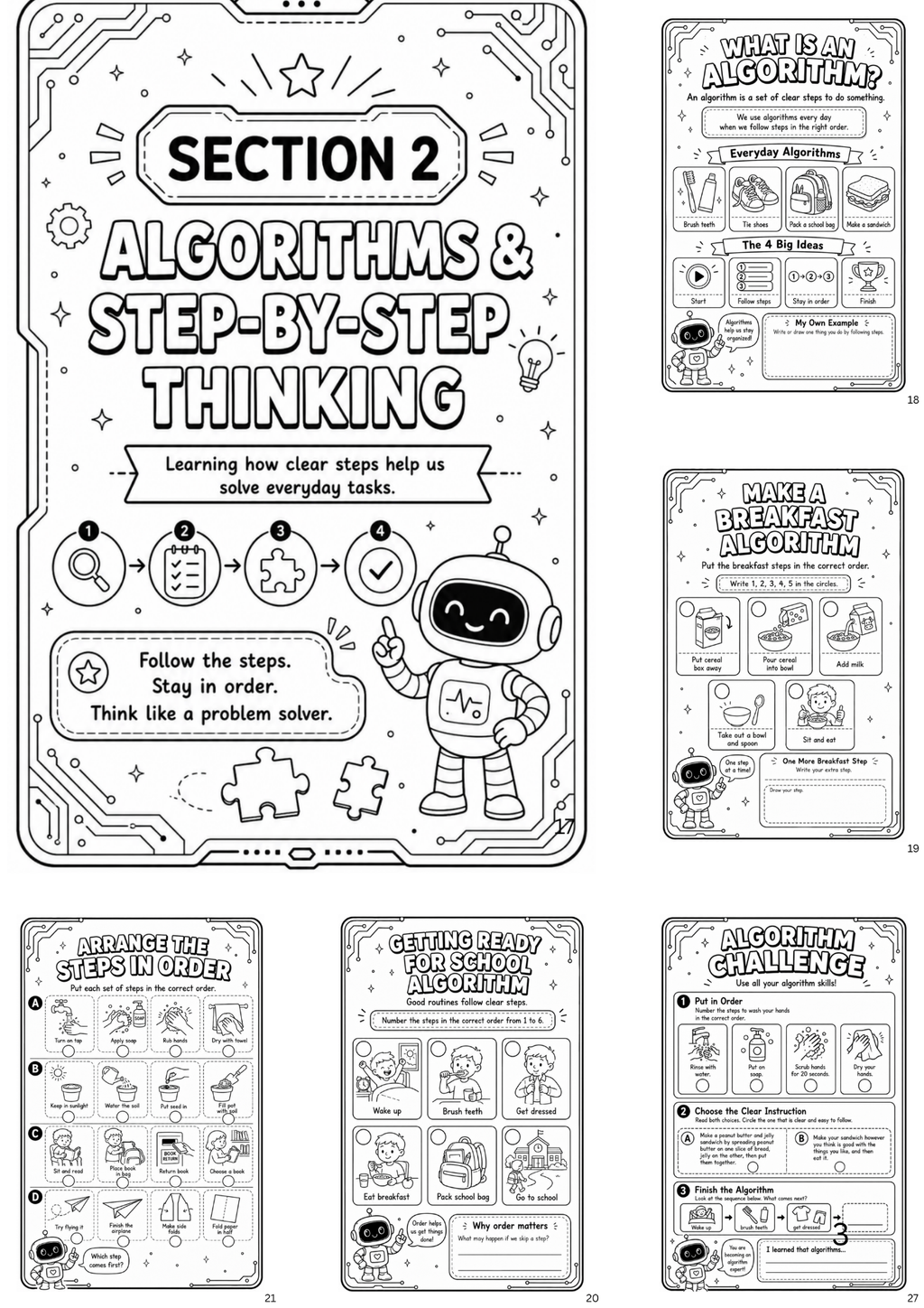 Introduction to AI & Computational Thinking Activity Book