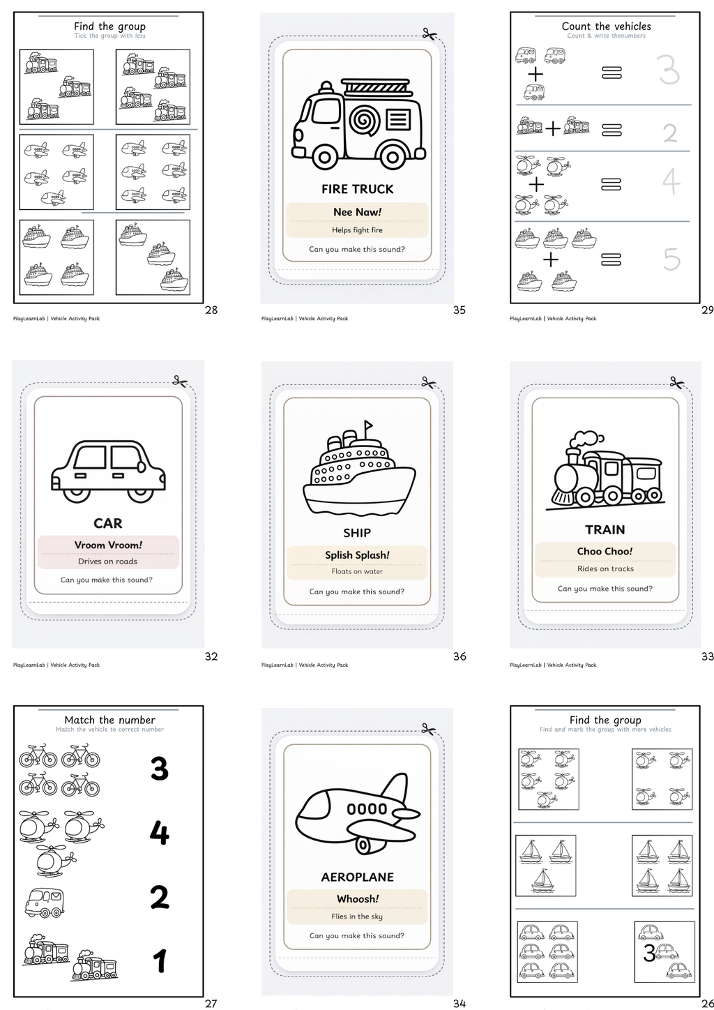 Vehicle Activity Pack