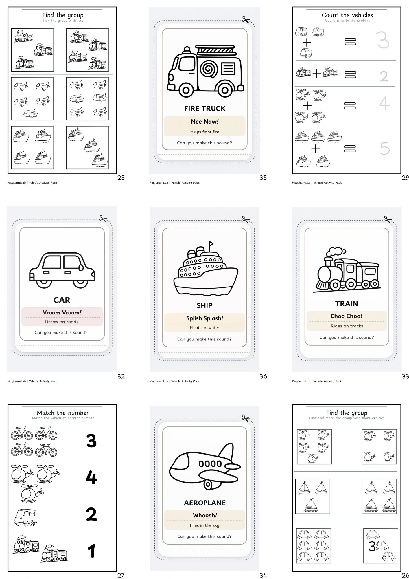 Vehicle Activity Pack