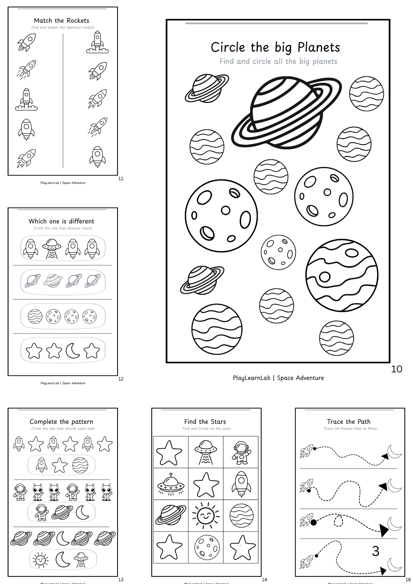 Space Adventure Activity Pack