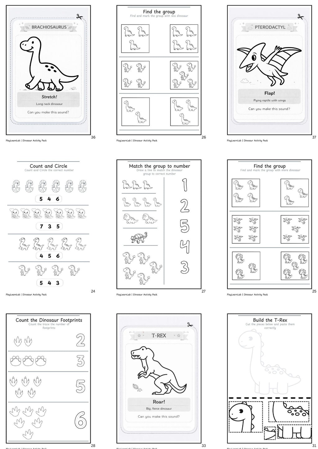 Dinosaur Activity Pack