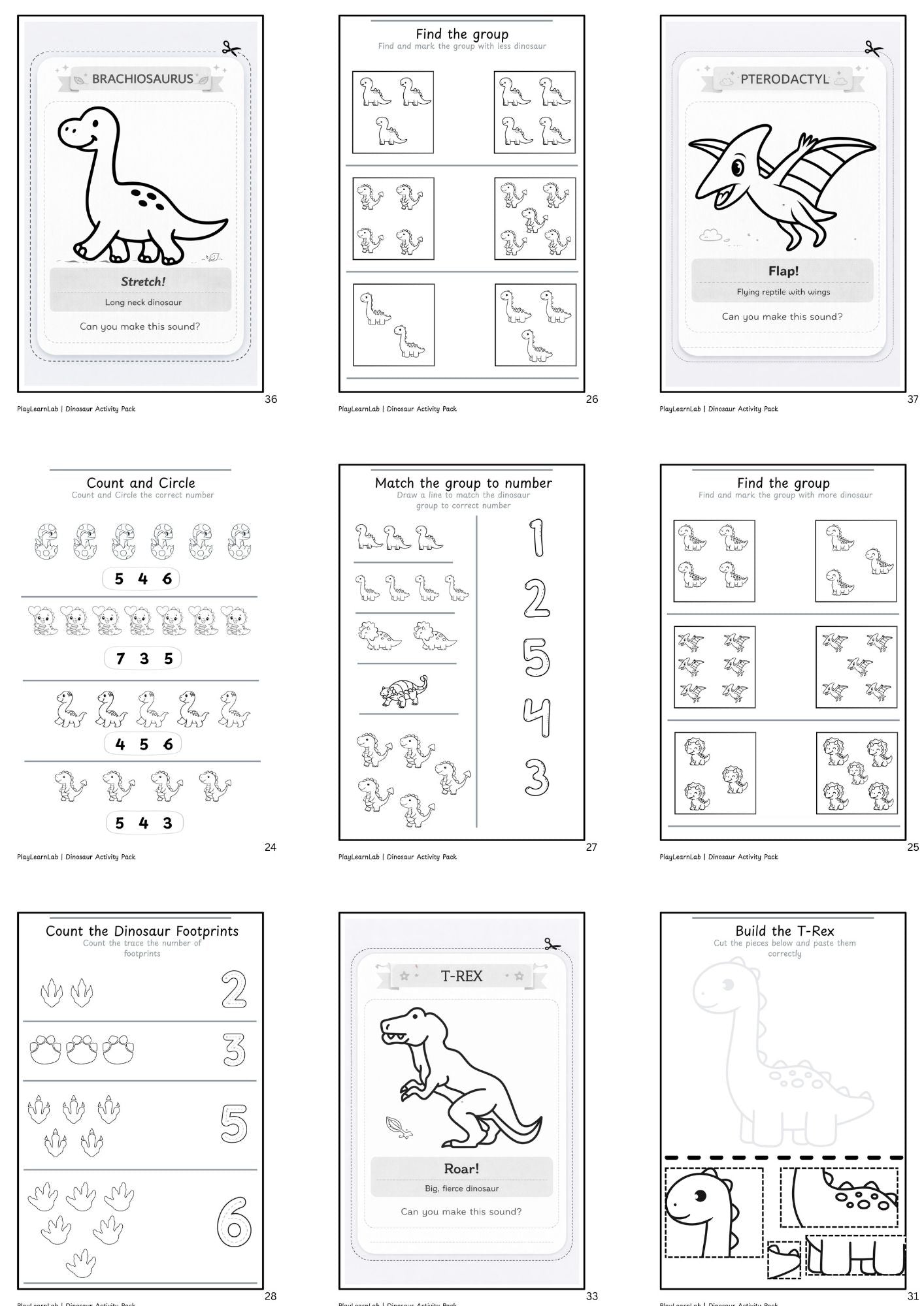 Dinosaur Activity Pack