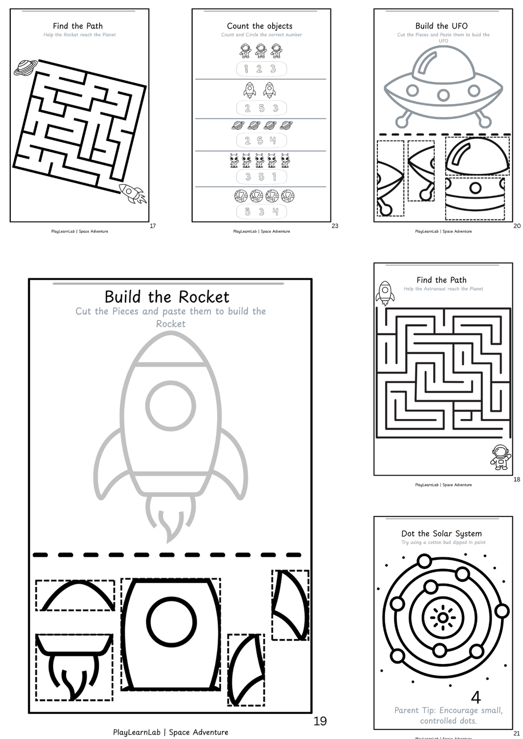 Space Adventure Activity Pack