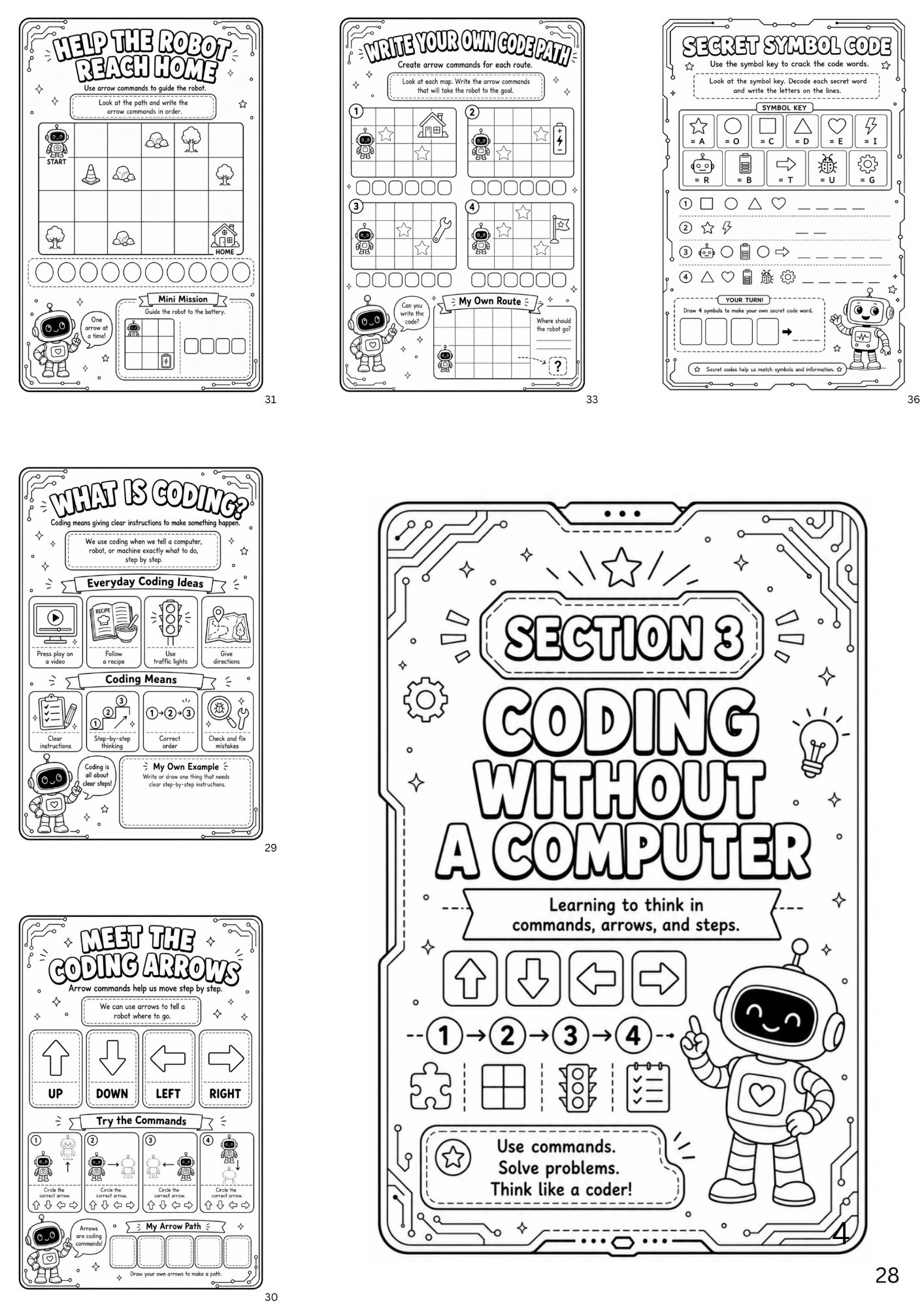 Introduction to AI & Computational Thinking Activity Book