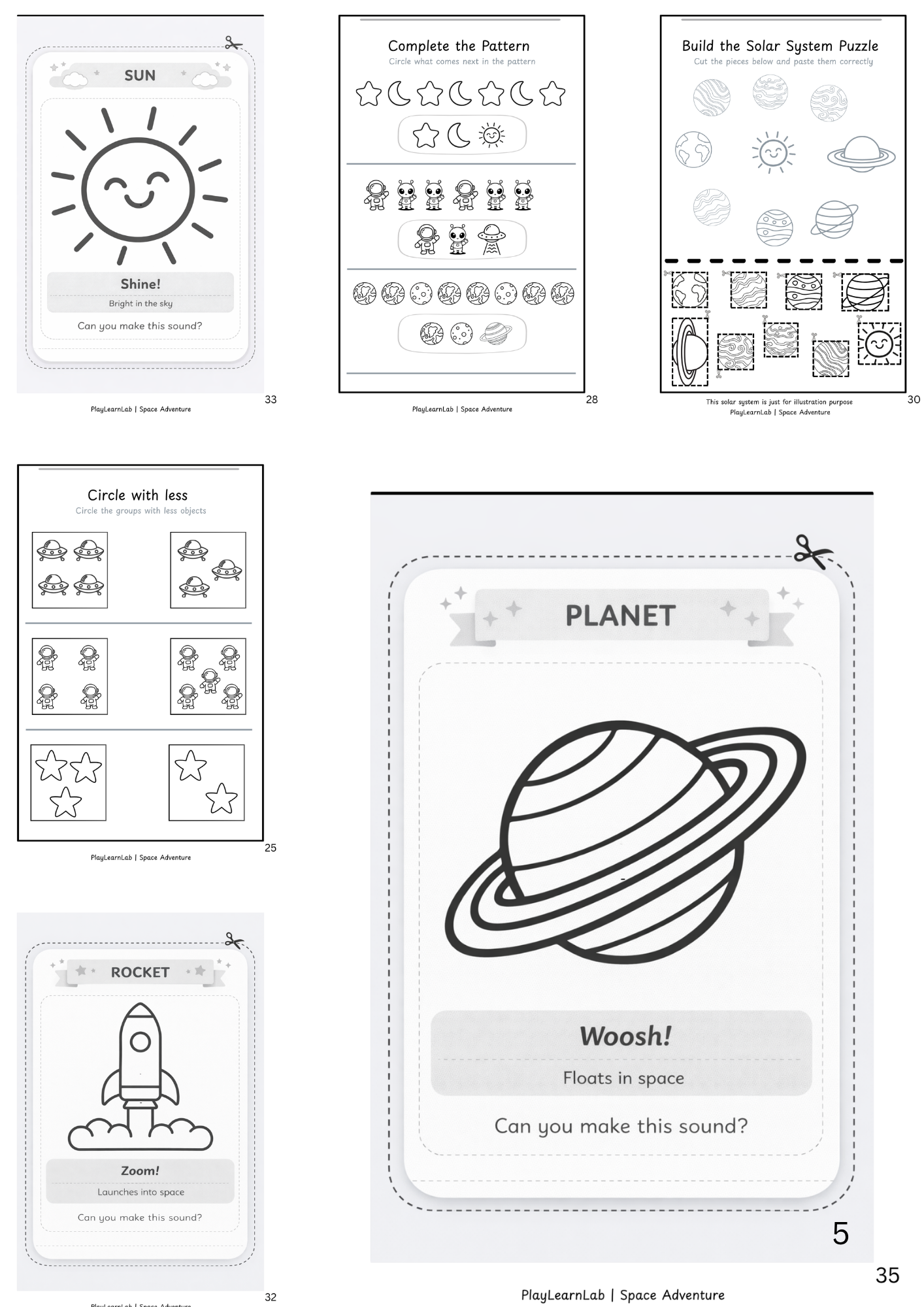 Space Adventure Activity Pack
