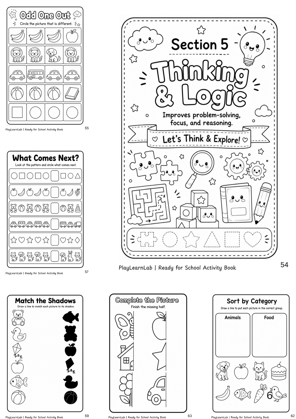 Ready for School Activity Book