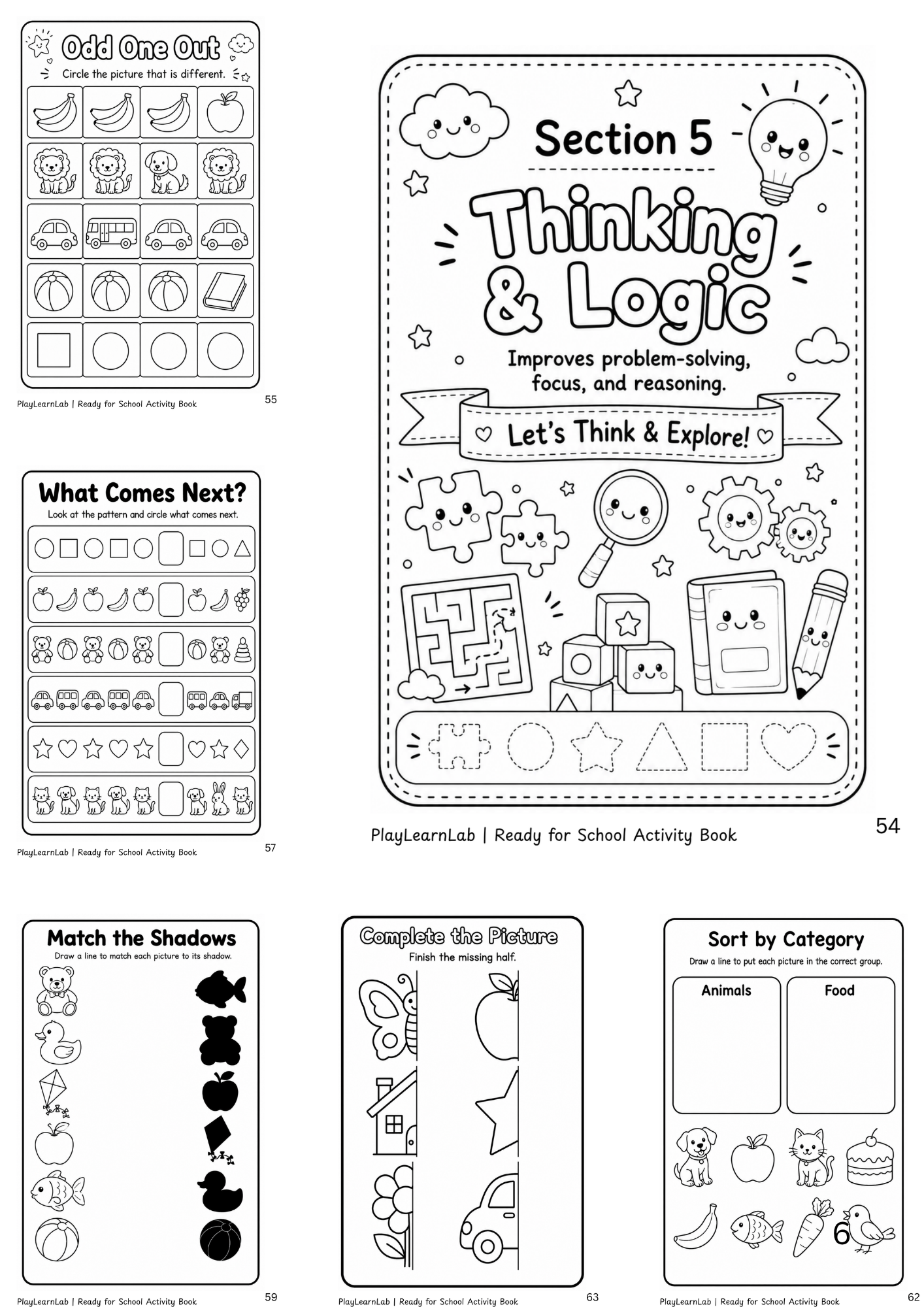 Ready for School Activity Book